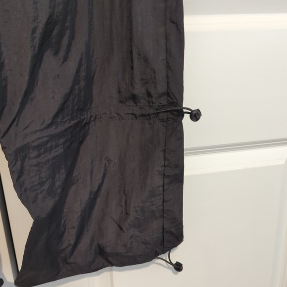 New RUE Plus Parachute Pant Size XL Black Cargo Pockets Pull Strings Y2K-115 - Picture 6 of 10